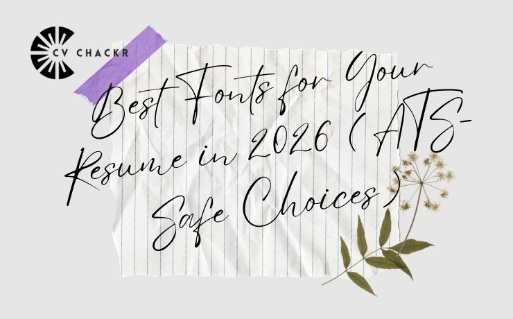 Best fonts for your resume in 2026 ATS-safe choices