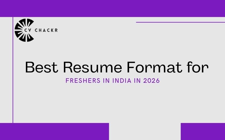 Best resume format for freshers in India in 2026