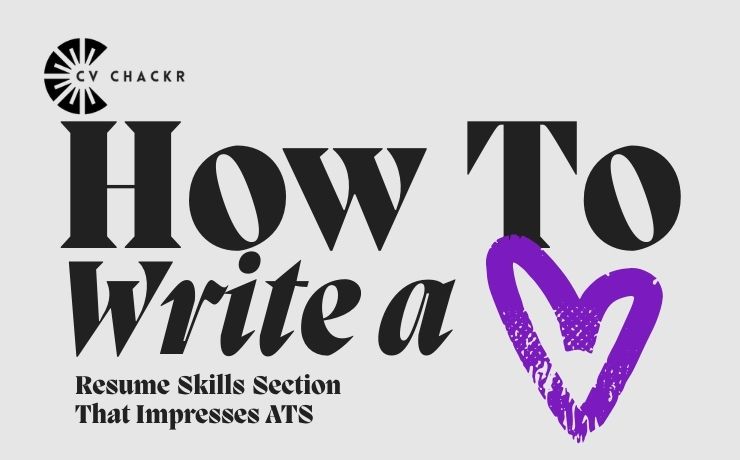 How to write a resume skills section that impresses ATS